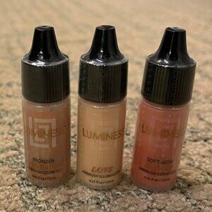Luminess Airbrush Cosmetics x 3 (.025 oz each)